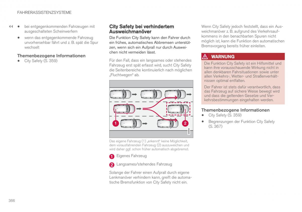 Volvo XC90 II 2 Handbuch / page 368