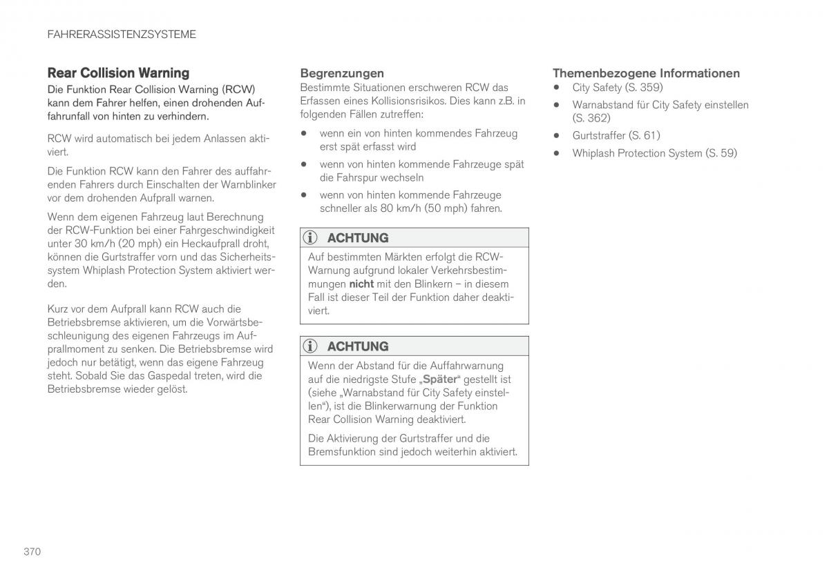 Volvo XC90 II 2 Handbuch / page 372