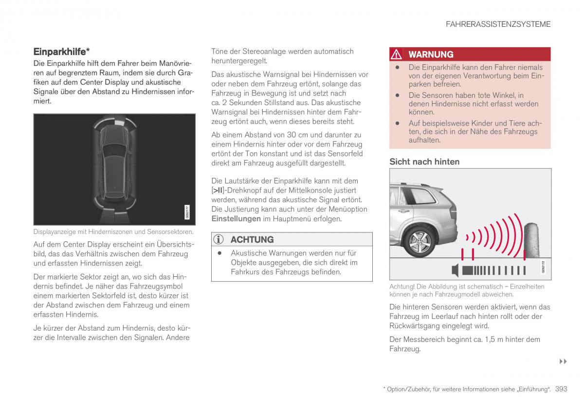 Volvo XC90 II 2 Handbuch / page 395