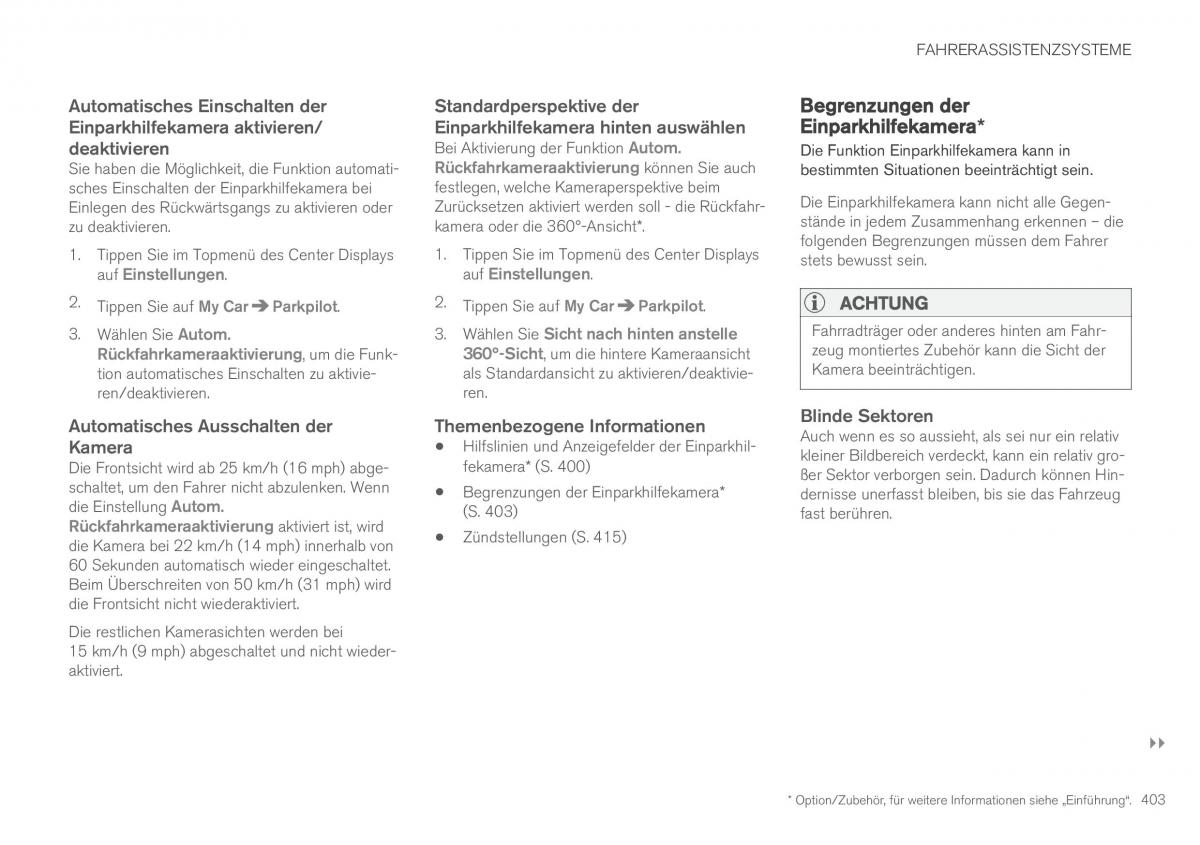 Volvo XC90 II 2 Handbuch / page 405