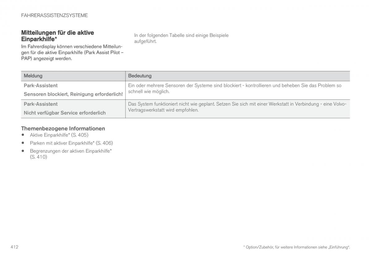 Volvo XC90 II 2 Handbuch / page 414