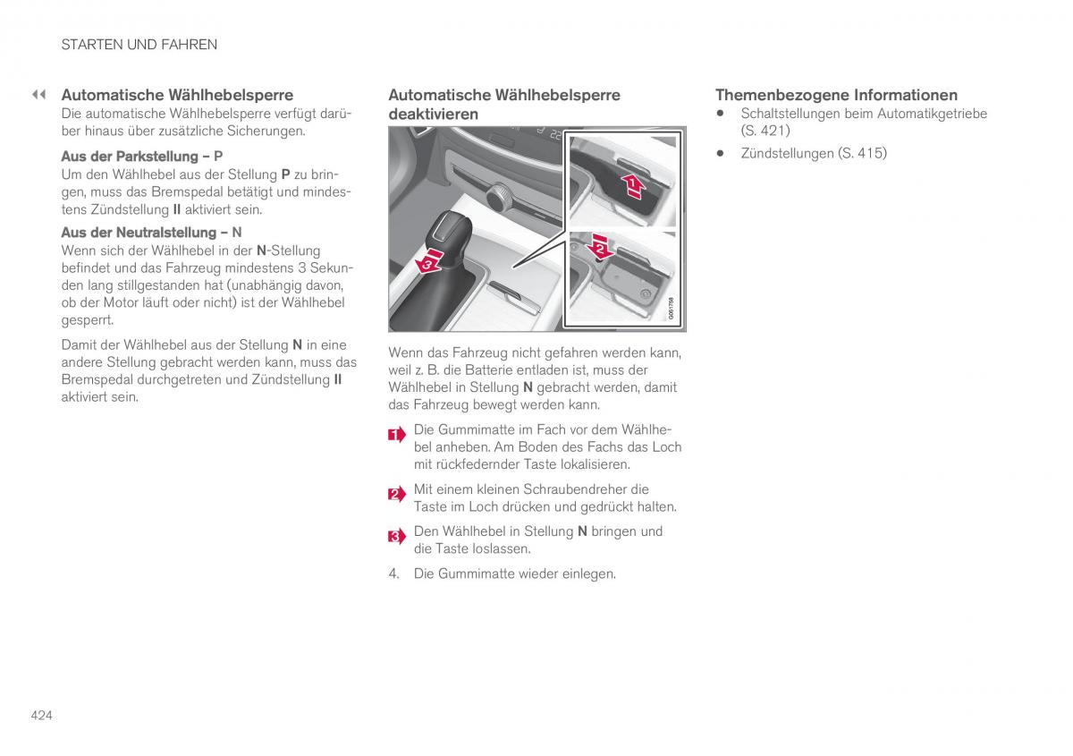 Volvo XC90 II 2 Handbuch / page 426