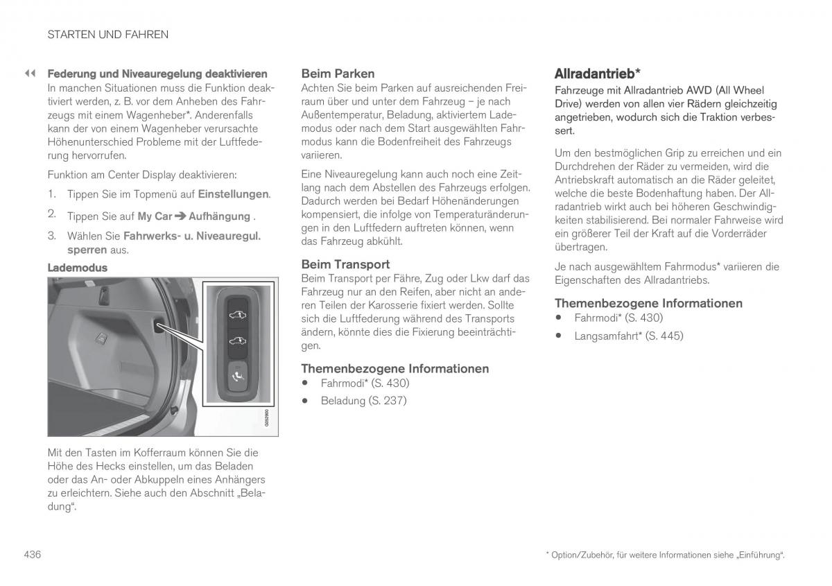 Volvo XC90 II 2 Handbuch / page 438