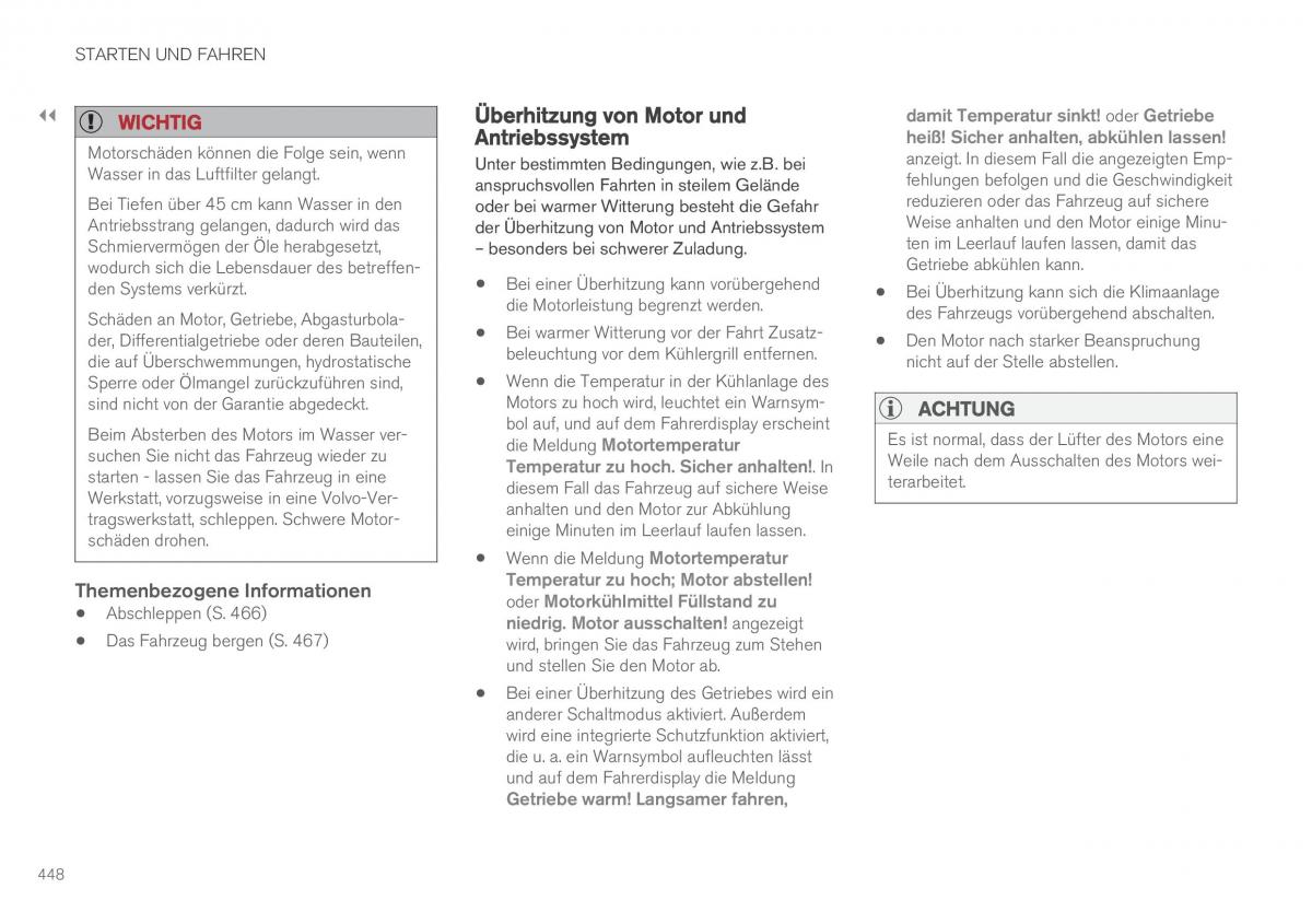 Volvo XC90 II 2 Handbuch / page 450