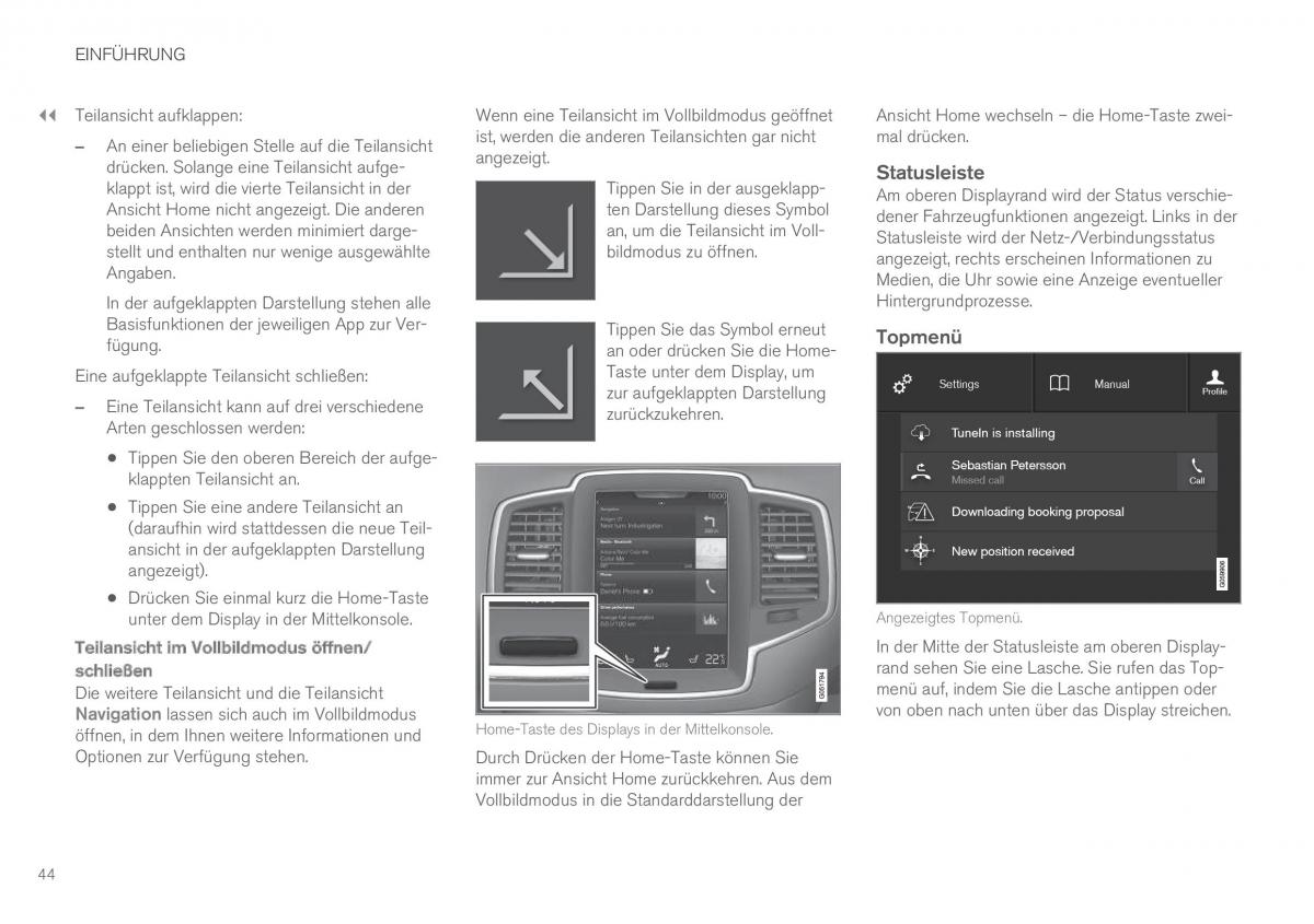 Volvo XC90 II 2 Handbuch / page 46