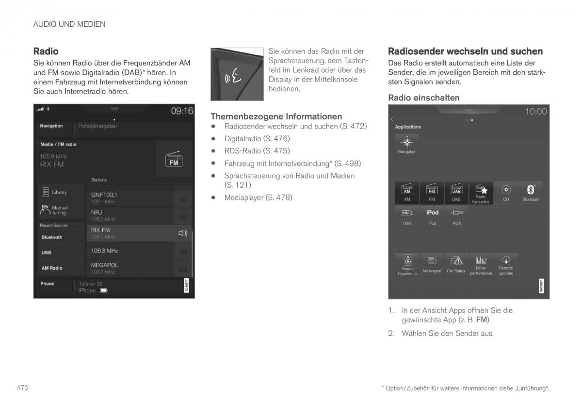 Volvo XC90 II 2 Handbuch / page 474