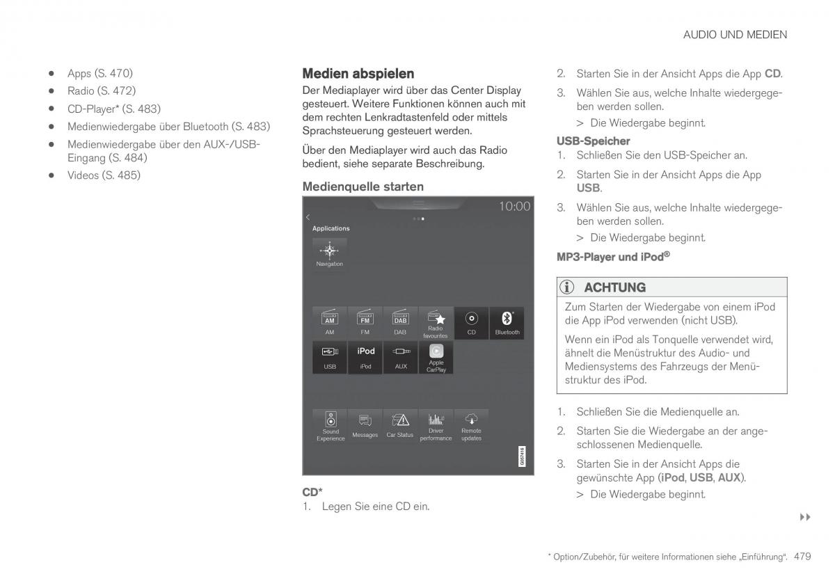 Volvo XC90 II 2 Handbuch / page 481