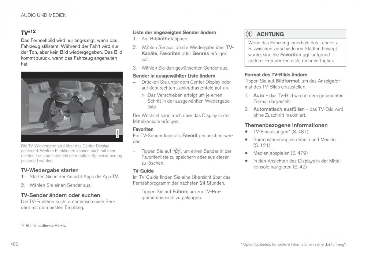 Volvo XC90 II 2 Handbuch / page 488