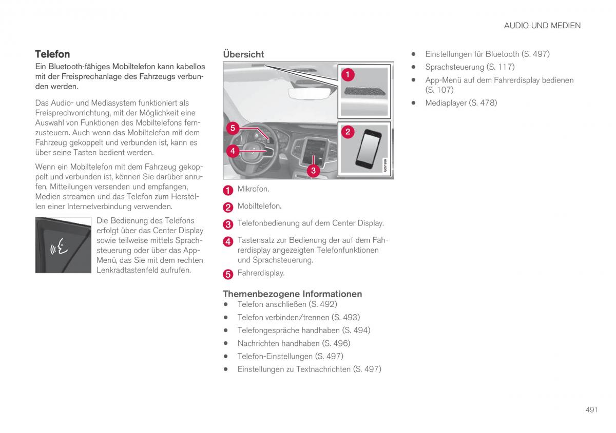 Volvo XC90 II 2 Handbuch / page 493