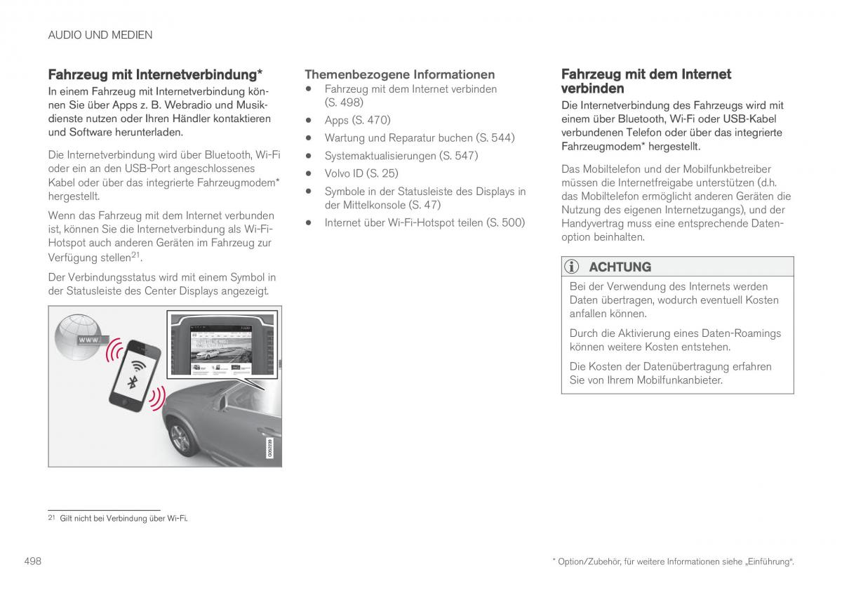 Volvo XC90 II 2 Handbuch / page 500