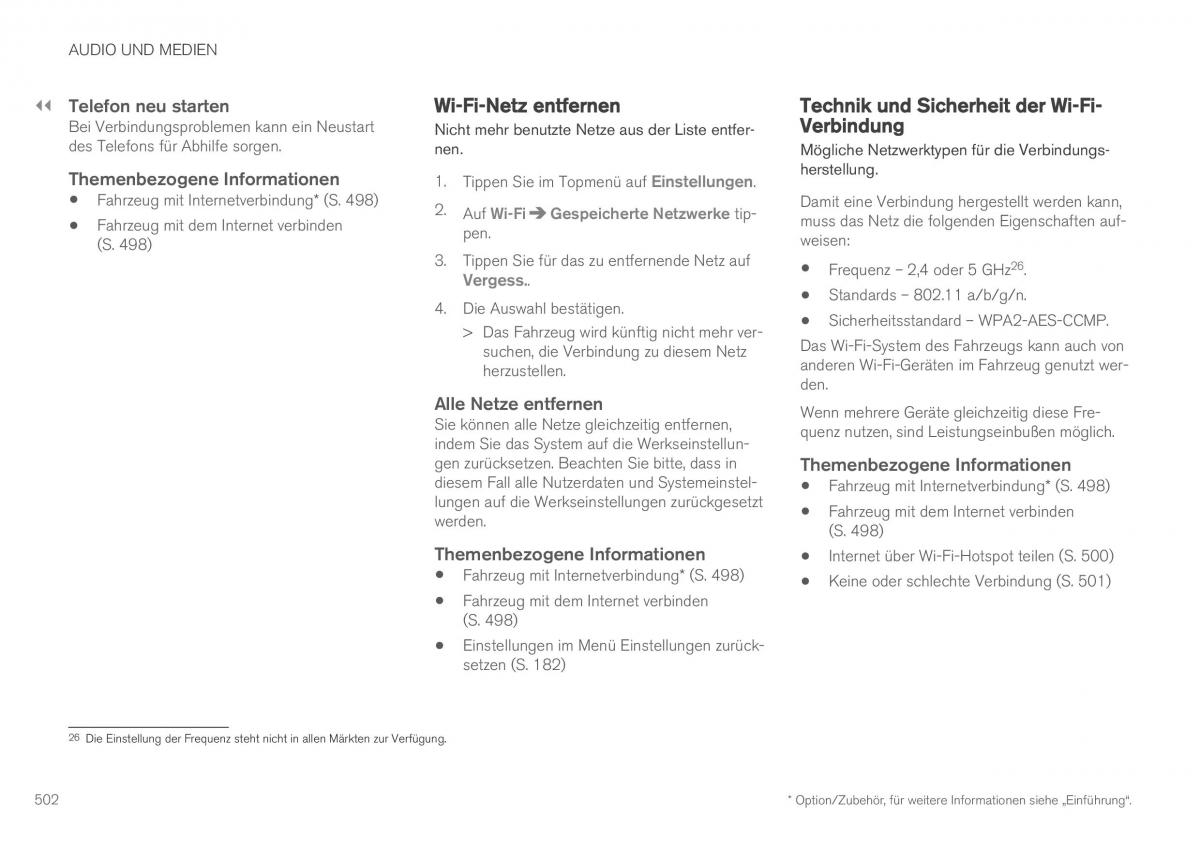 Volvo XC90 II 2 Handbuch / page 504