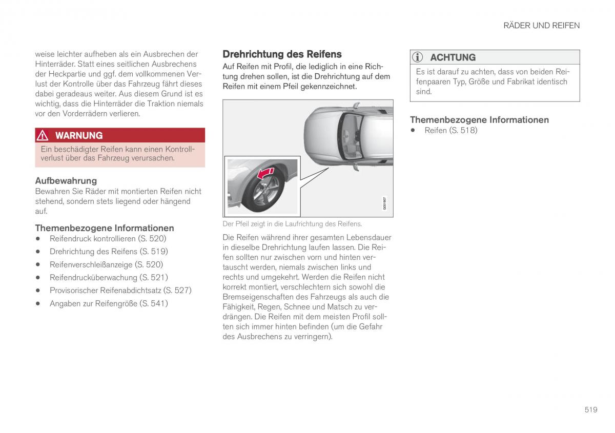 Volvo XC90 II 2 Handbuch / page 521