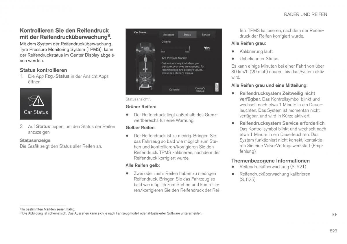 Volvo XC90 II 2 Handbuch / page 525