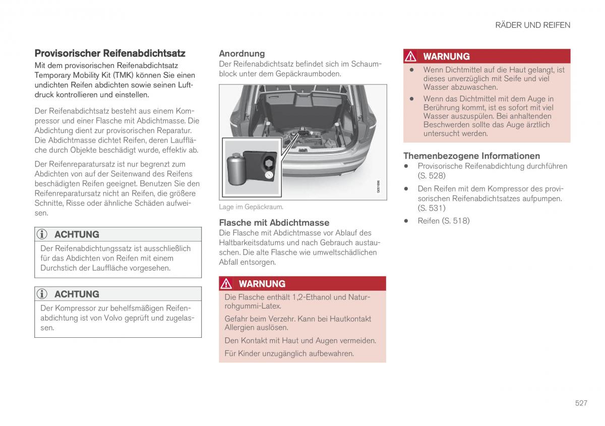 Volvo XC90 II 2 Handbuch / page 529