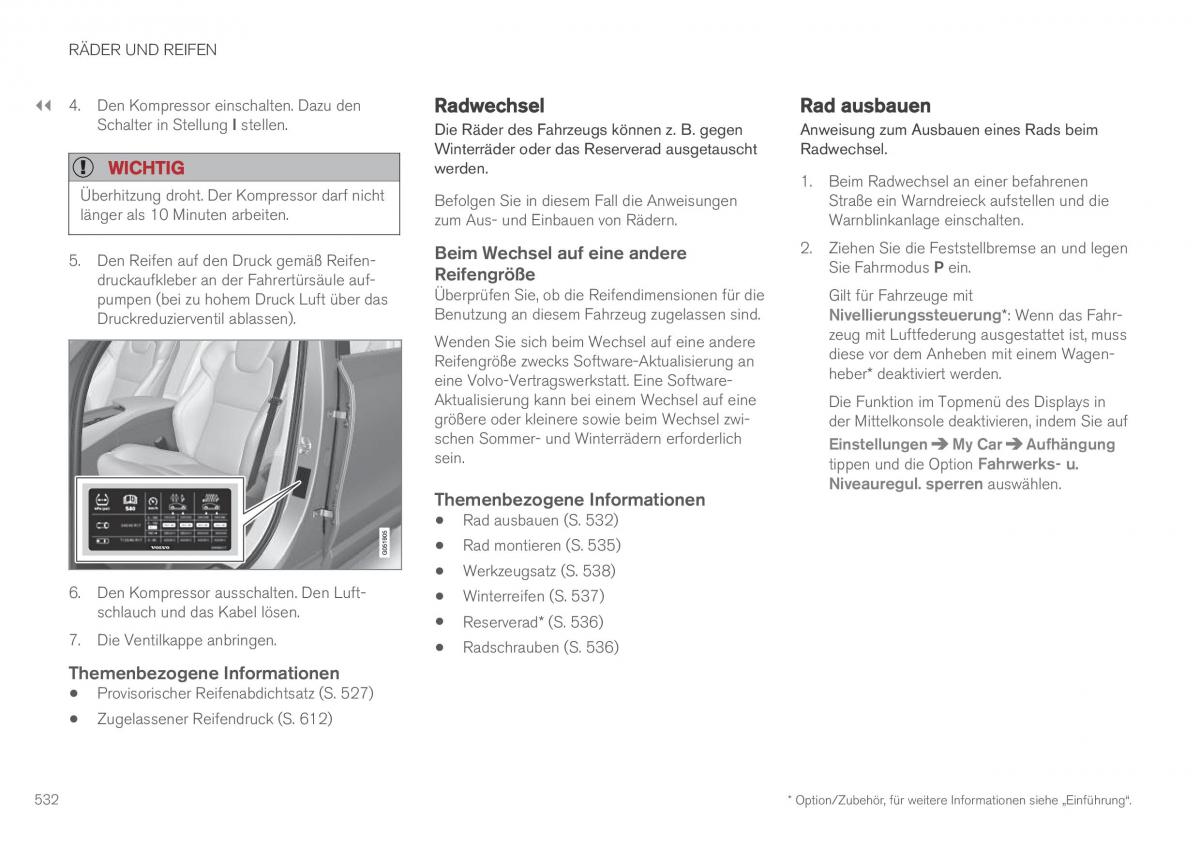 Volvo XC90 II 2 Handbuch / page 534