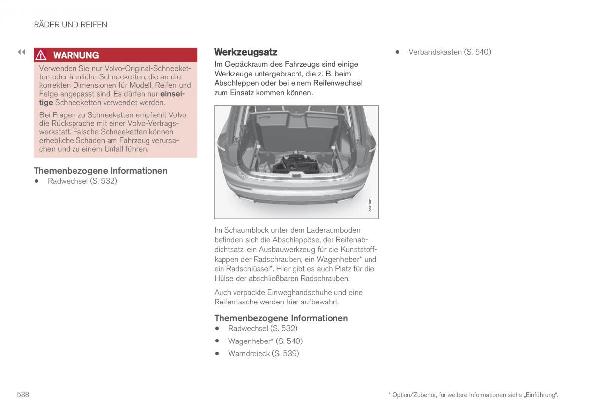 Volvo XC90 II 2 Handbuch / page 540