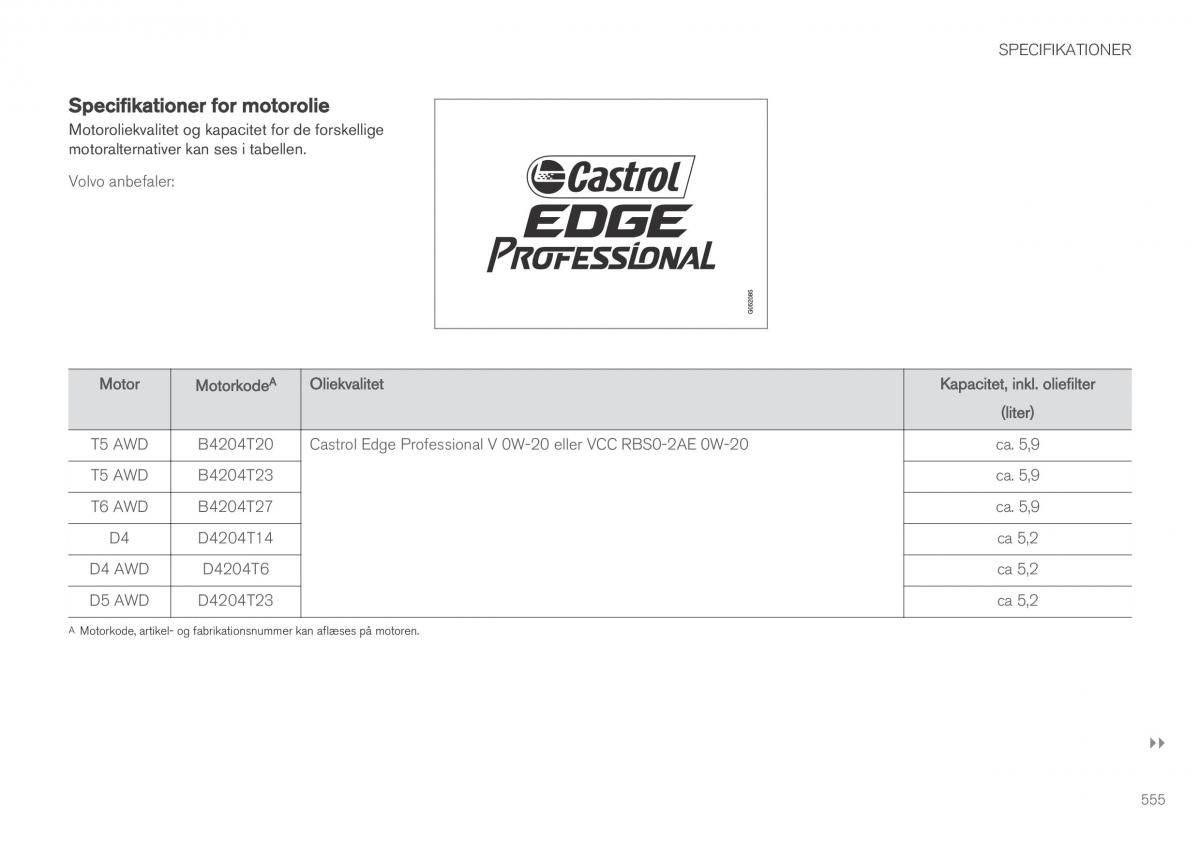 Volvo XC90 II 2 Bilens instruktionsbog / page 557