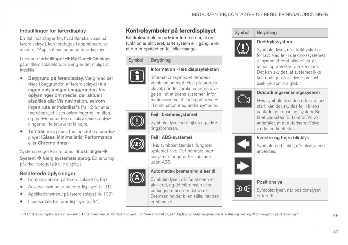 Volvo XC90 II 2 Bilens instruktionsbog / page 91