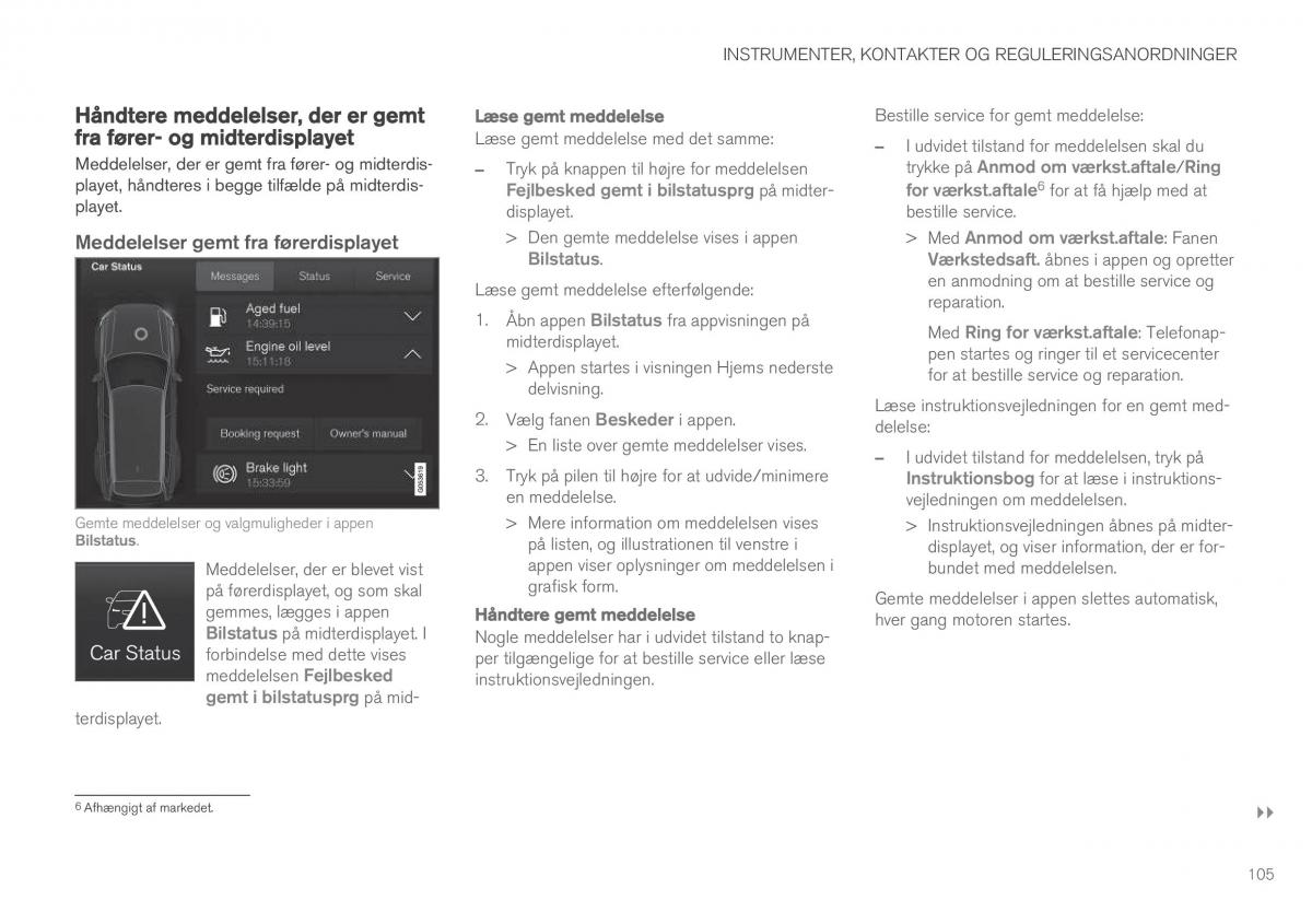 Volvo XC90 II 2 Bilens instruktionsbog / page 107