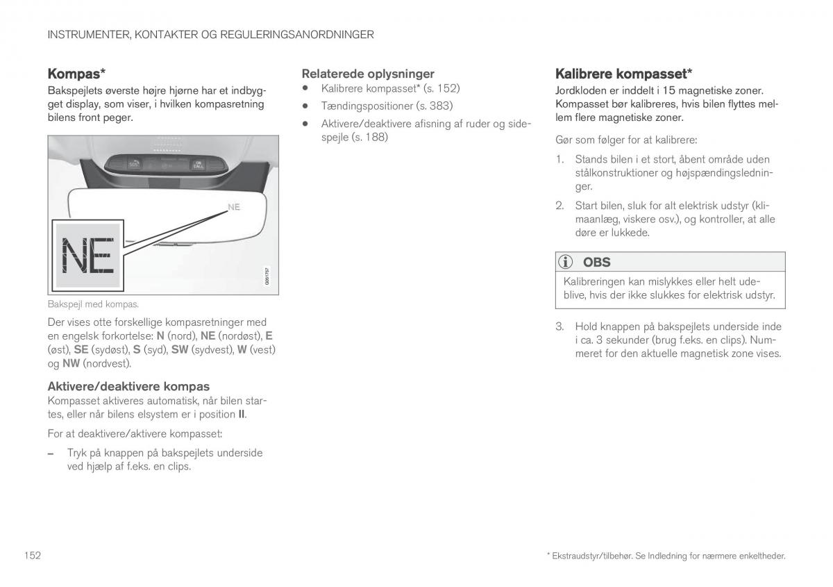 Volvo XC90 II 2 Bilens instruktionsbog / page 154