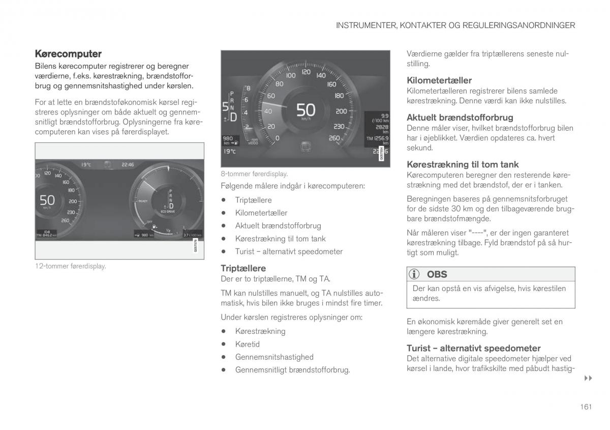 Volvo XC90 II 2 Bilens instruktionsbog / page 163