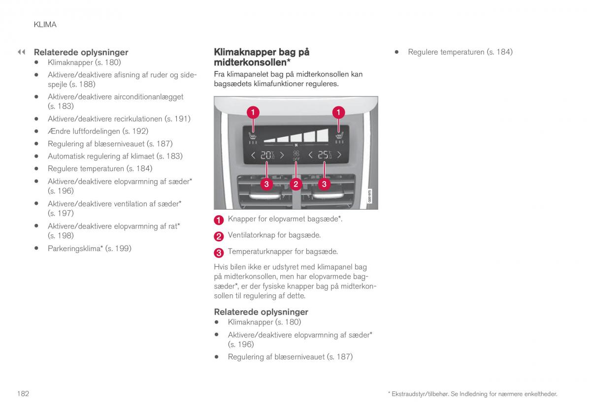 Volvo XC90 II 2 Bilens instruktionsbog / page 184