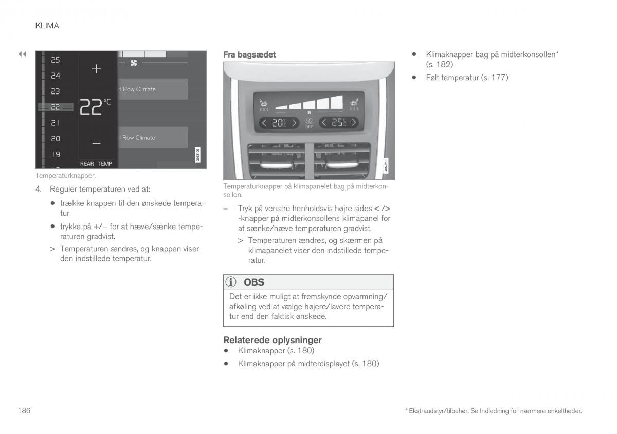 Volvo XC90 II 2 Bilens instruktionsbog / page 188