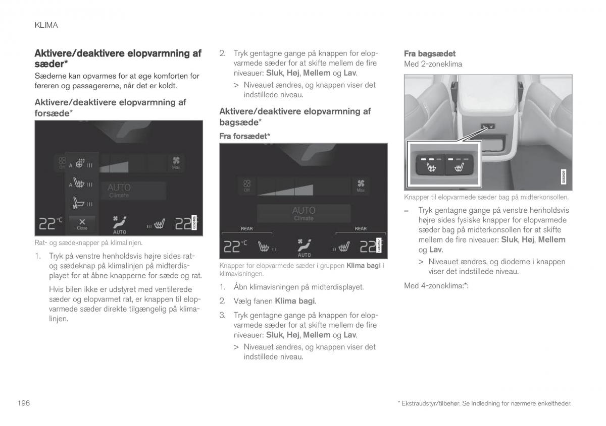 Volvo XC90 II 2 Bilens instruktionsbog / page 198