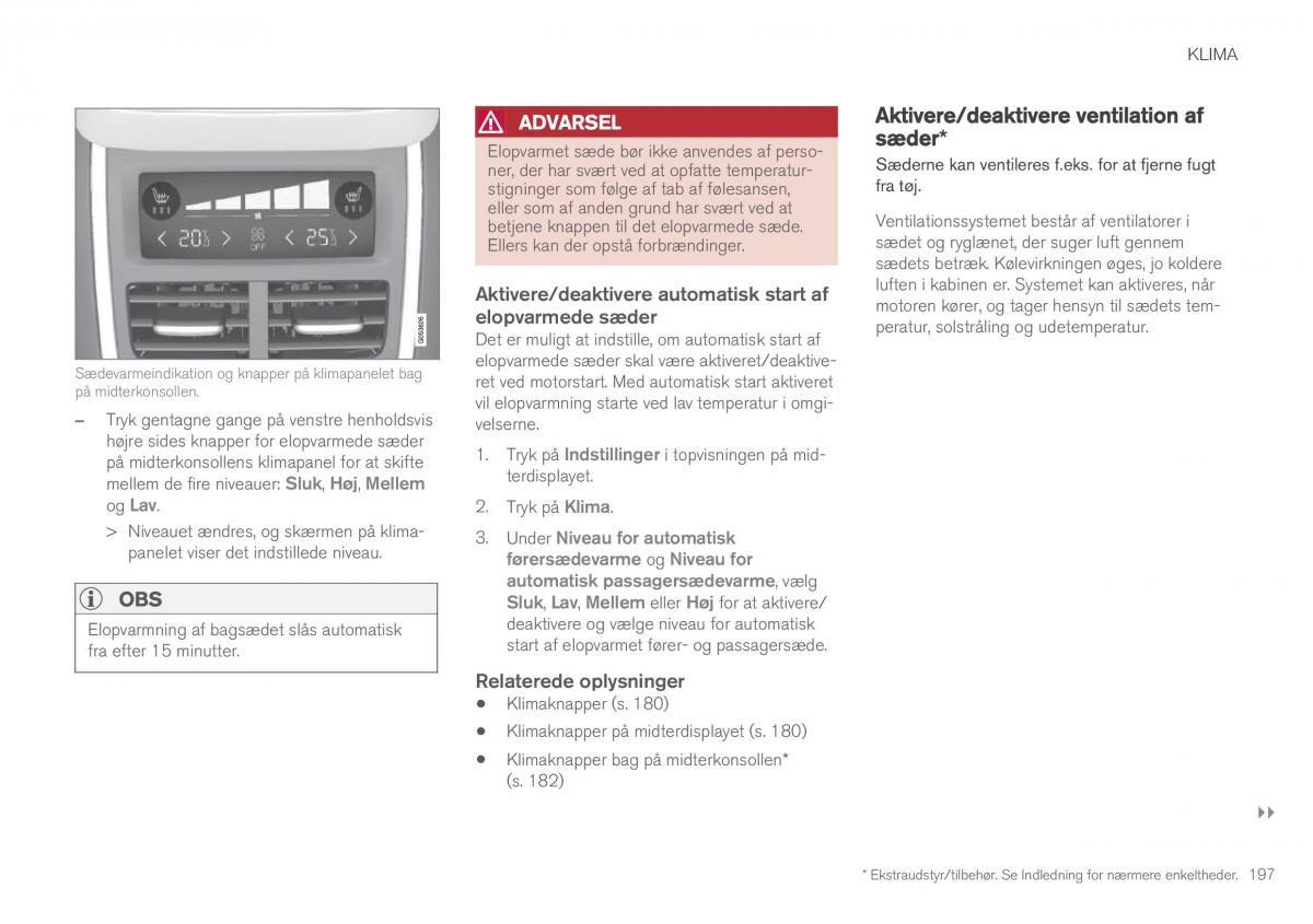 Volvo XC90 II 2 Bilens instruktionsbog / page 199