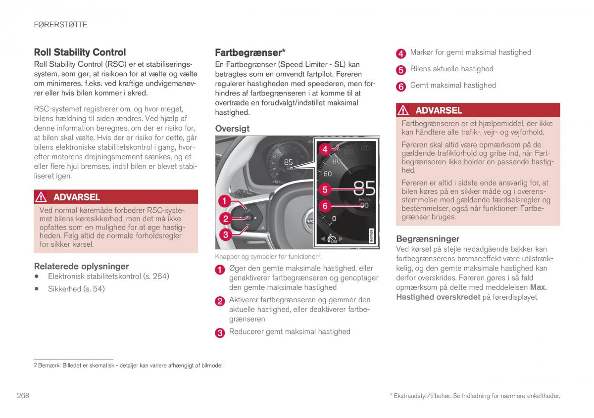 Volvo XC90 II 2 Bilens instruktionsbog / page 270