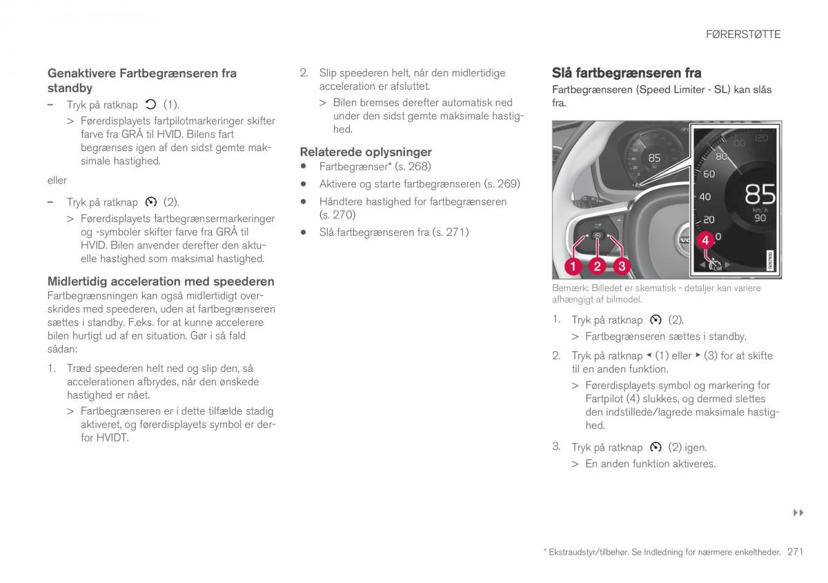 Volvo XC90 II 2 Bilens instruktionsbog / page 273