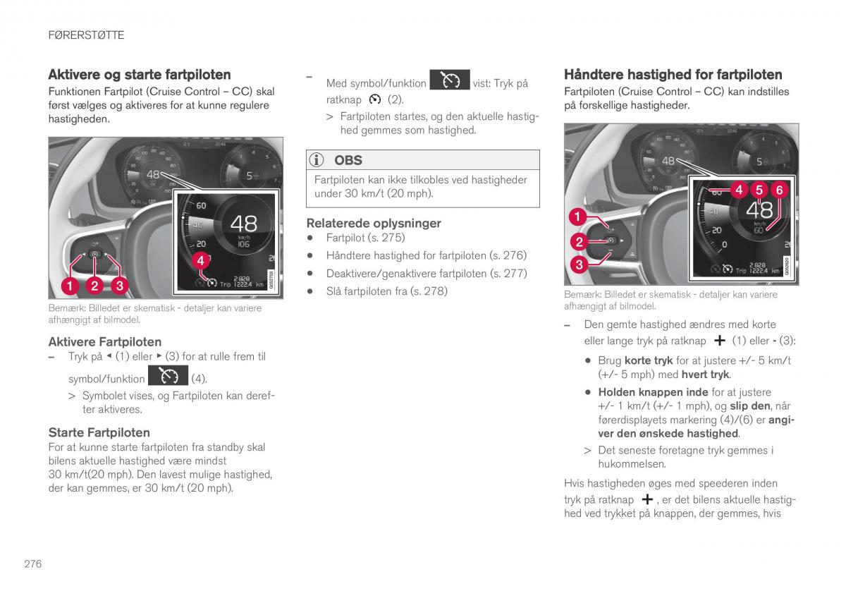 Volvo XC90 II 2 Bilens instruktionsbog / page 278