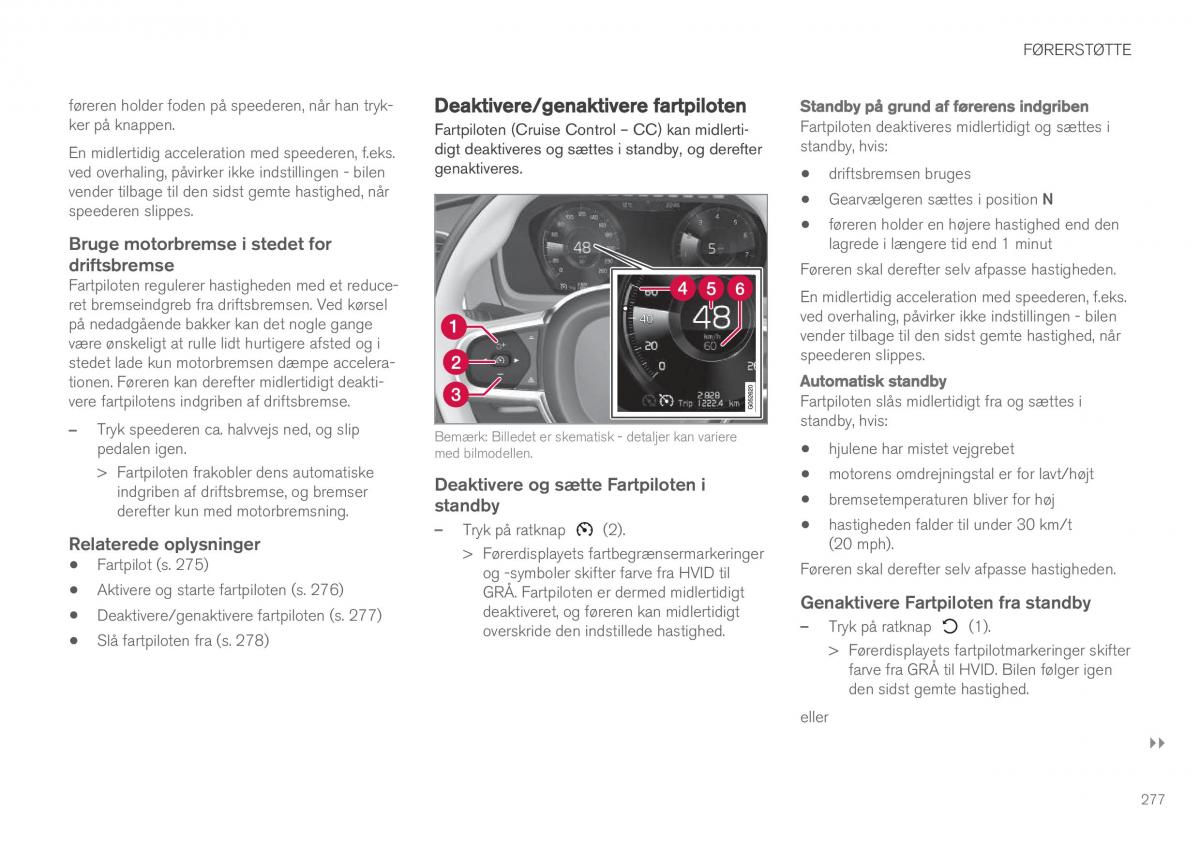 Volvo XC90 II 2 Bilens instruktionsbog / page 279