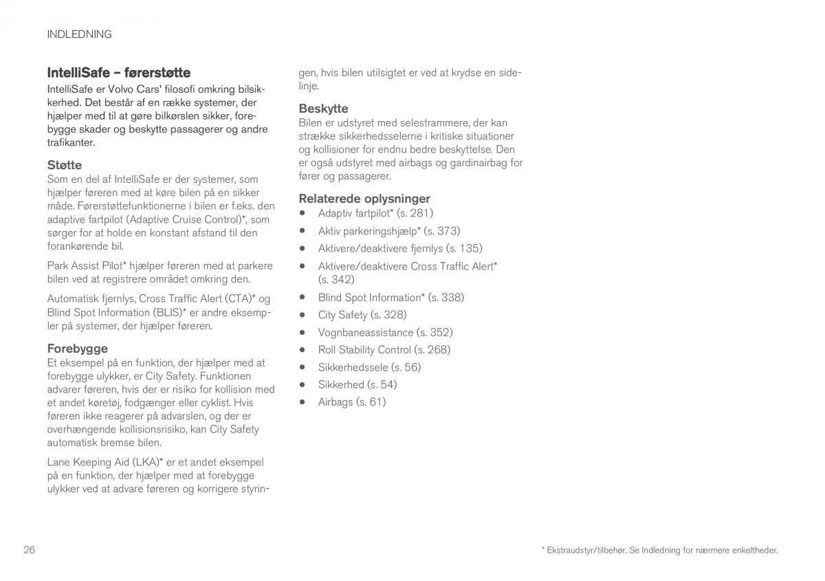 Volvo XC90 II 2 Bilens instruktionsbog / page 28