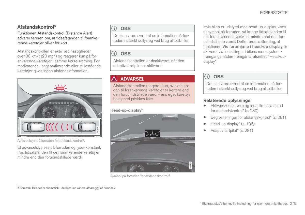 Volvo XC90 II 2 Bilens instruktionsbog / page 281