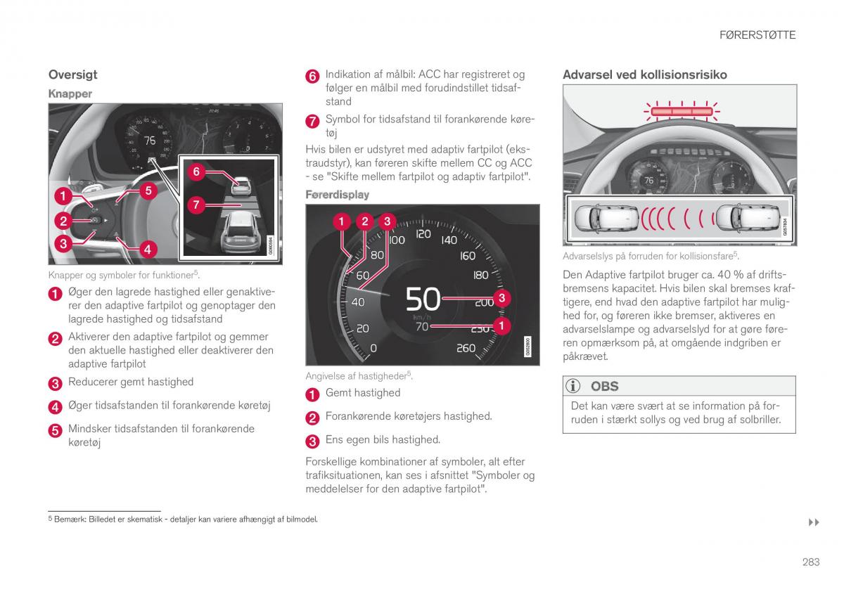 Volvo XC90 II 2 Bilens instruktionsbog / page 285