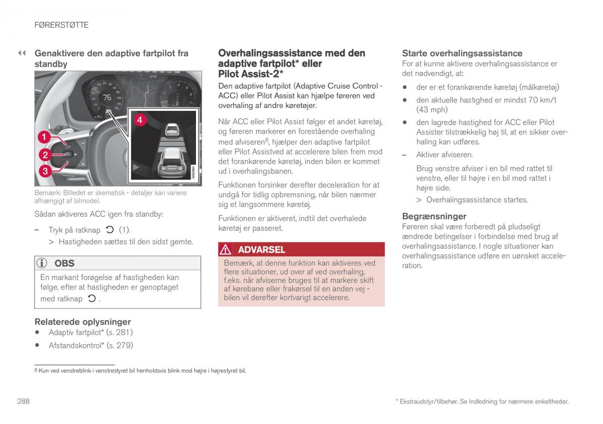 Volvo XC90 II 2 Bilens instruktionsbog / page 290