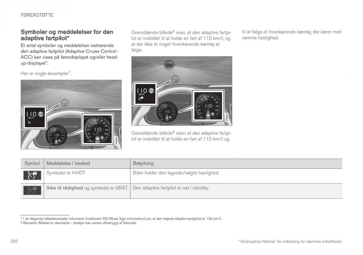 Volvo XC90 II 2 Bilens instruktionsbog / page 294