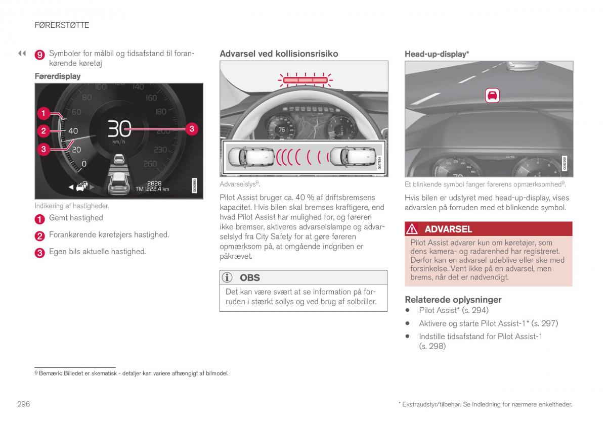 Volvo XC90 II 2 Bilens instruktionsbog / page 298