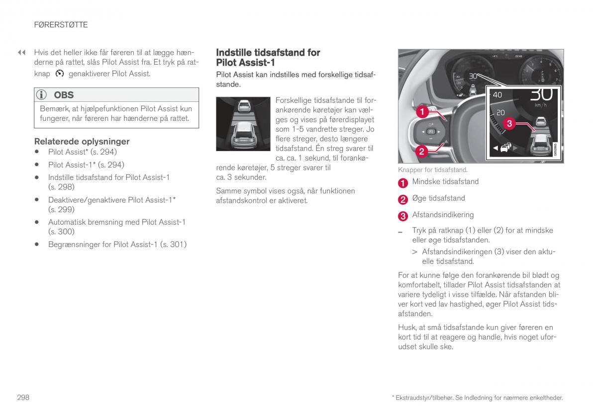 Volvo XC90 II 2 Bilens instruktionsbog / page 300