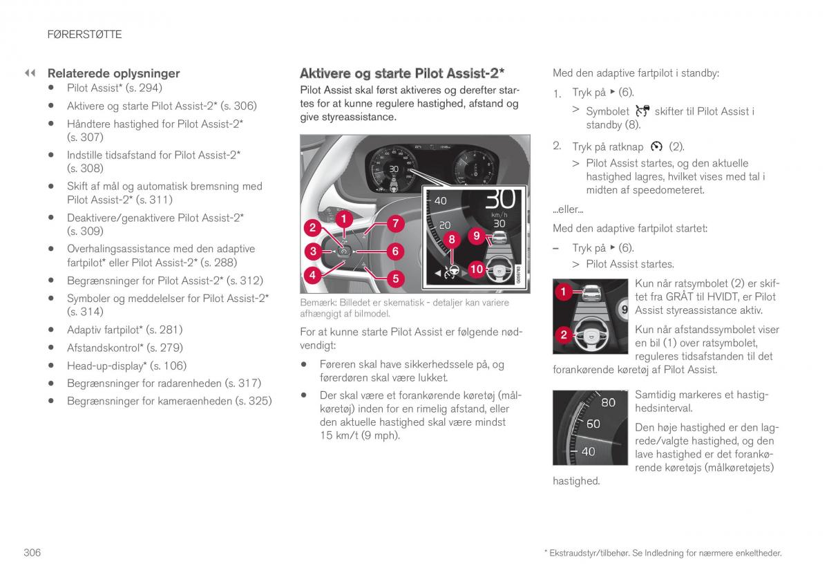 Volvo XC90 II 2 Bilens instruktionsbog / page 308