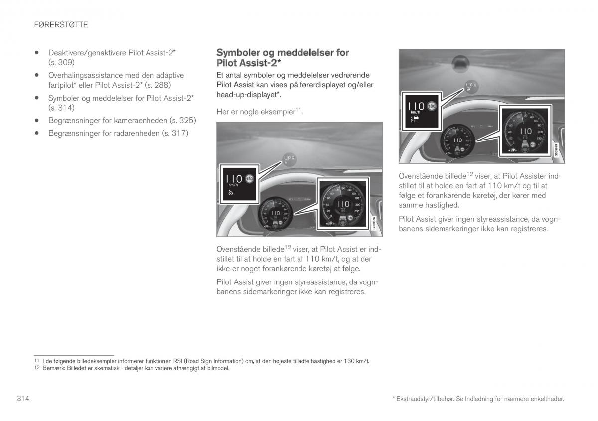 Volvo XC90 II 2 Bilens instruktionsbog / page 316