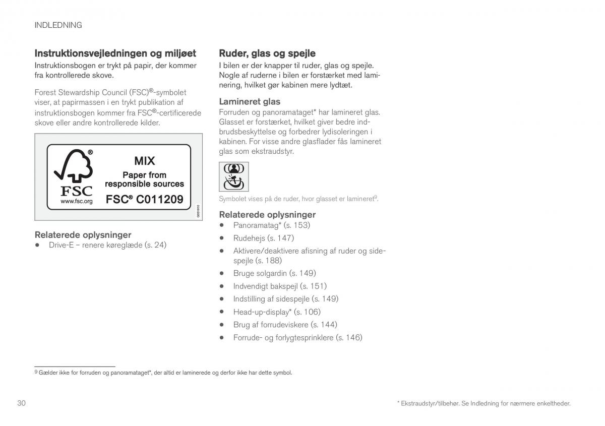 Volvo XC90 II 2 Bilens instruktionsbog / page 32