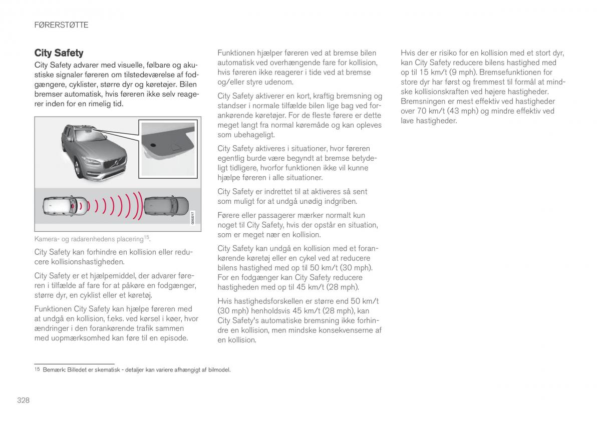 Volvo XC90 II 2 Bilens instruktionsbog / page 330