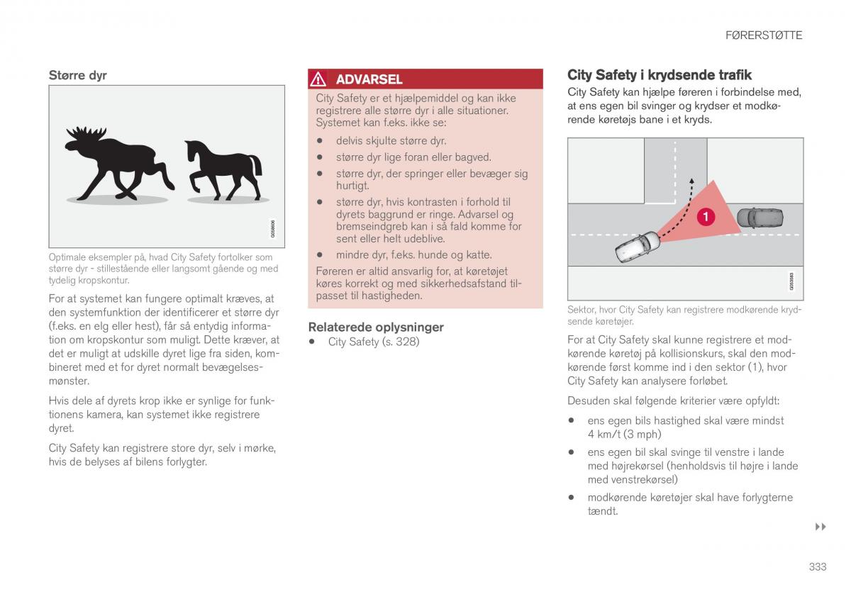 Volvo XC90 II 2 Bilens instruktionsbog / page 335