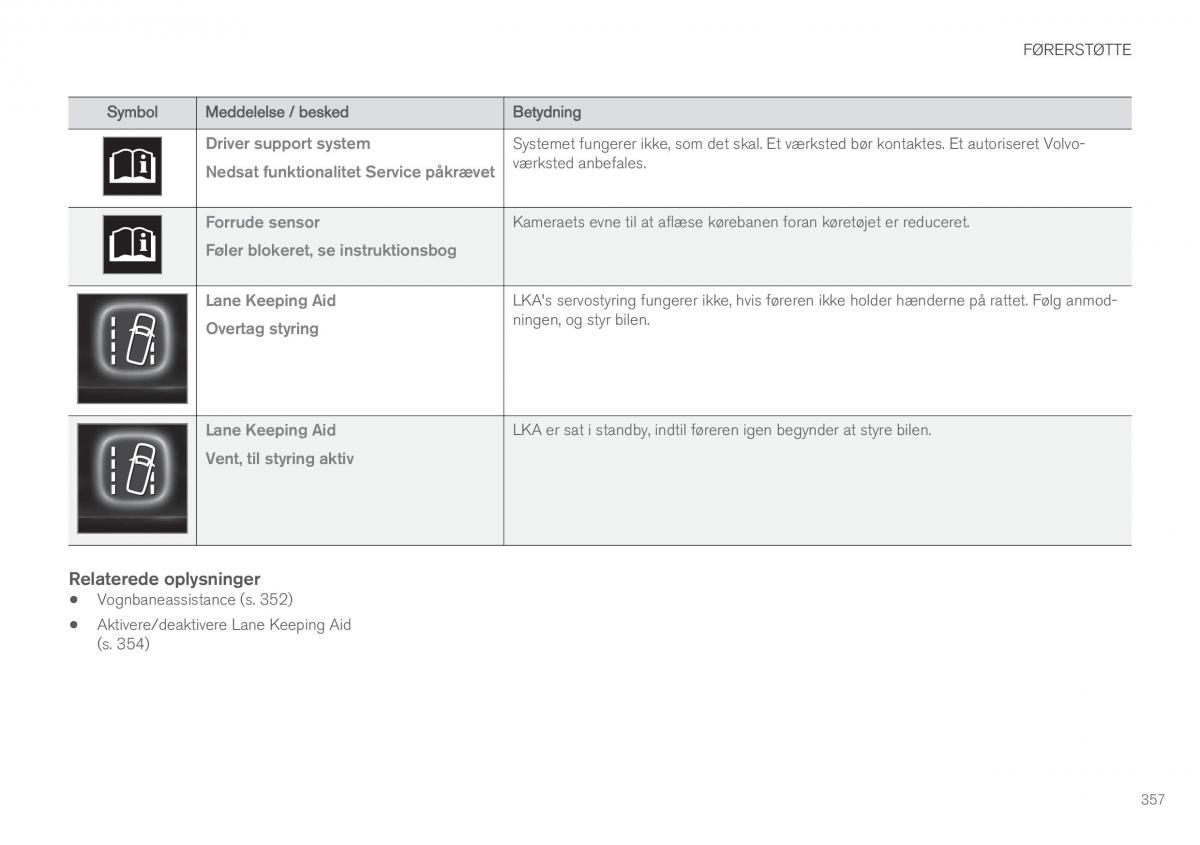 Volvo XC90 II 2 Bilens instruktionsbog / page 359