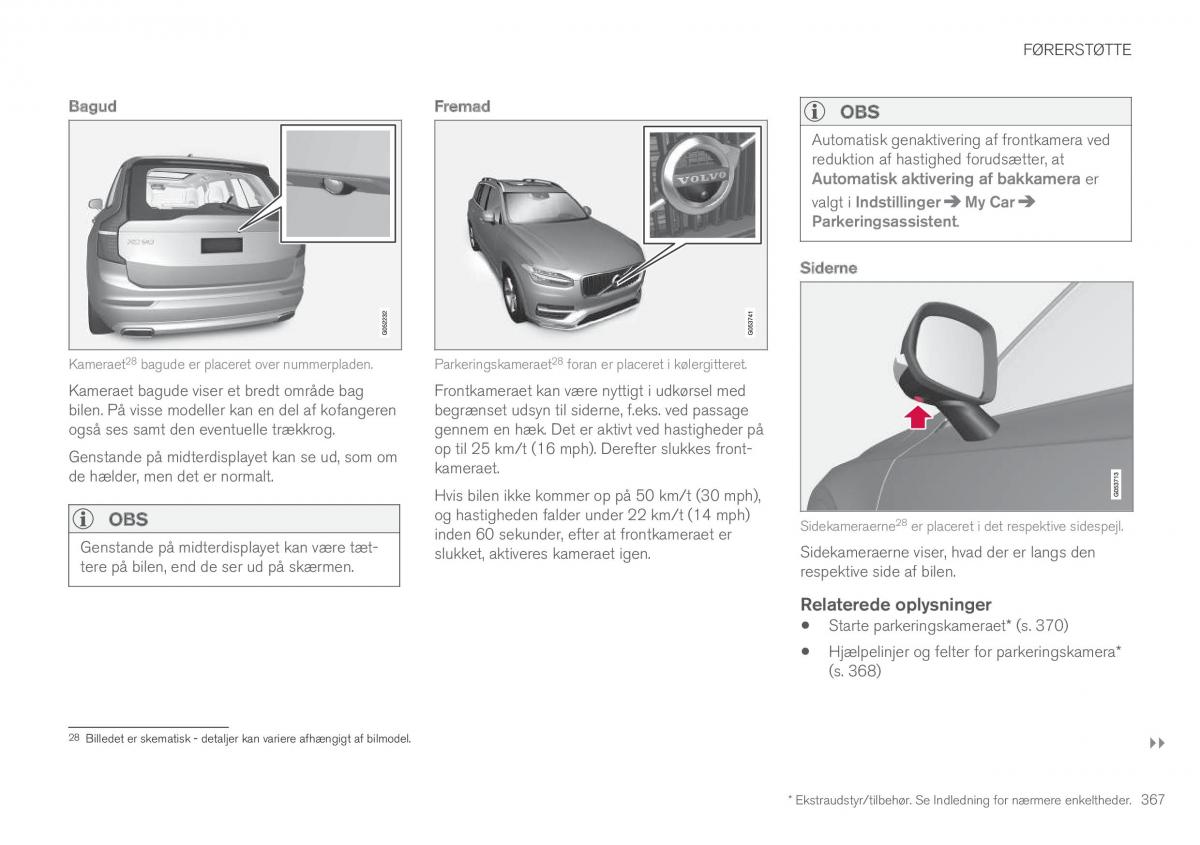 Volvo XC90 II 2 Bilens instruktionsbog / page 369