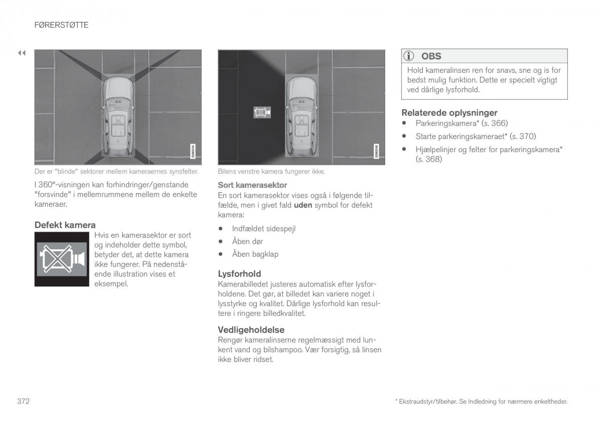 Volvo XC90 II 2 Bilens instruktionsbog / page 374