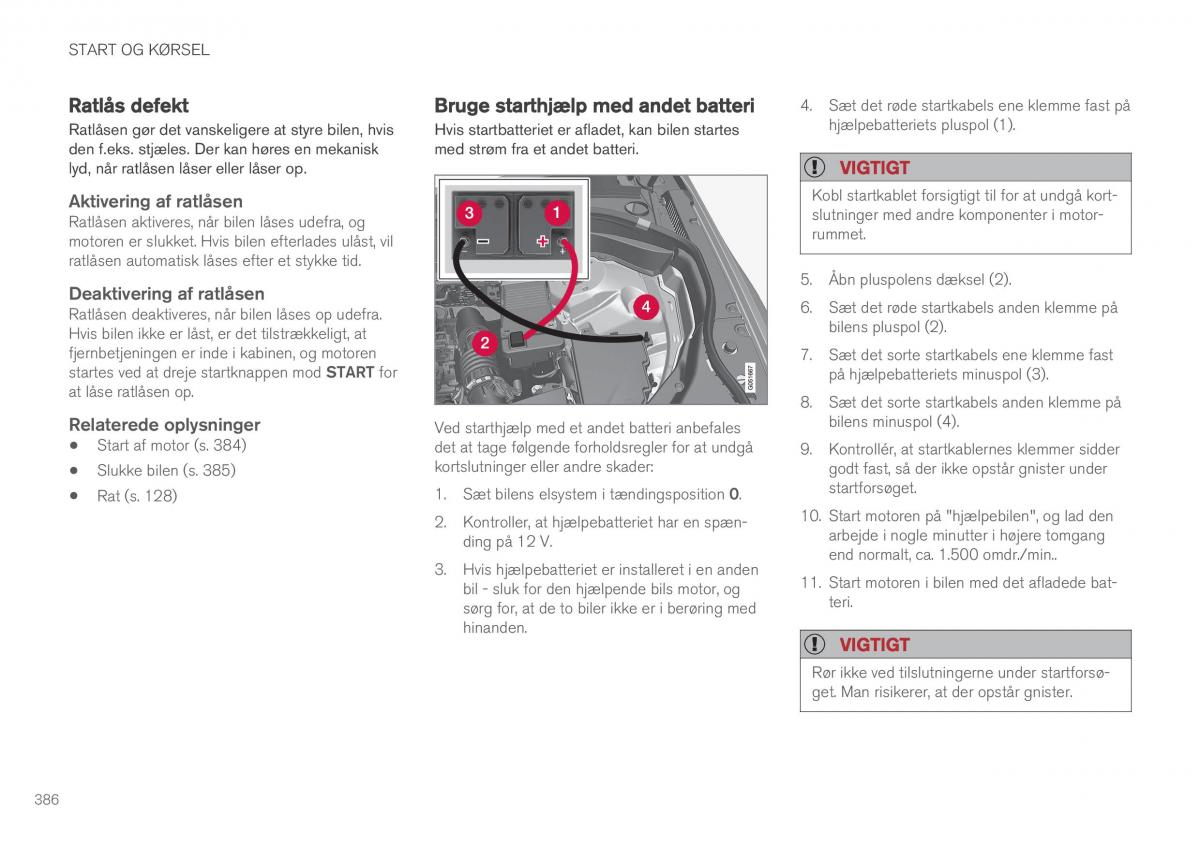 Volvo XC90 II 2 Bilens instruktionsbog / page 388