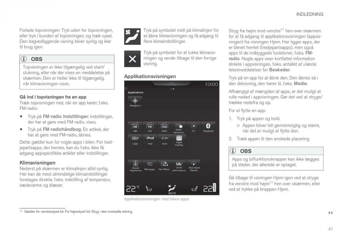 Volvo XC90 II 2 Bilens instruktionsbog / page 43